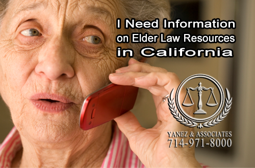 Need Information on Elder Law Resources in OC California