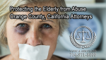 Protecting the Elderly from Abuse OC California Attorneys