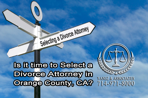 Selecting a Divorce Attorney in Orange County, California