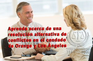 Aprenda acerca de una resolución alternativa de conflictos en el condado de Orange y Los Ángeles