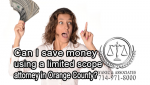 Can I save money using a limited scope attorney in Orange County?