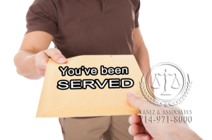 You MUST ensure the restrained person is notified of the restraining order against him or her in order for it to be legally enforced