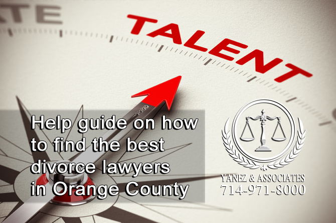Help guide on how to find the best divorce lawyers in Orange County