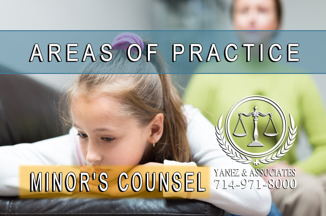 Is minor's counsel necessary in a custody case in Orange County CA